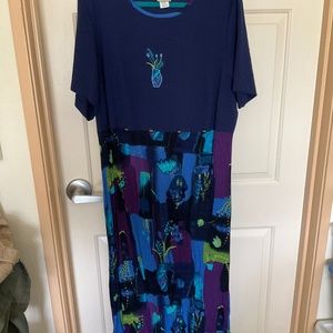 XXL Rayon/poly dress